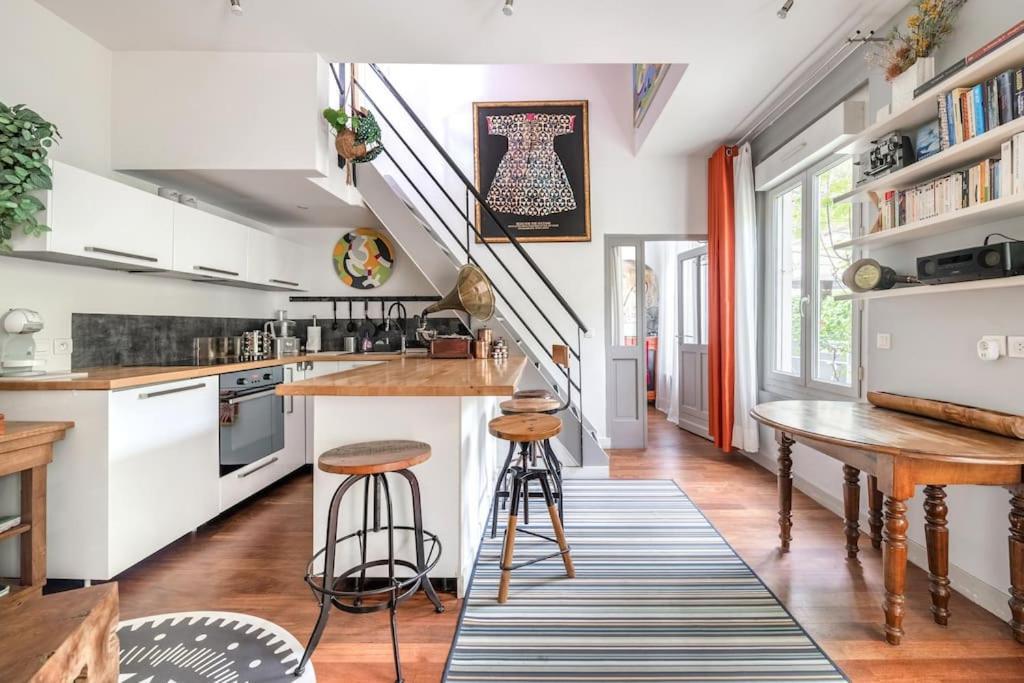 Jolie Maison Parisienne Jardin Porte De Montreuil Ferienhaus Bagnolet